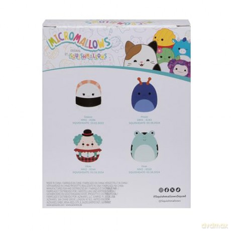 Squishmallows - 4 Pack Plush (Micromallows 2.5" Squishmallows 4 Pack)