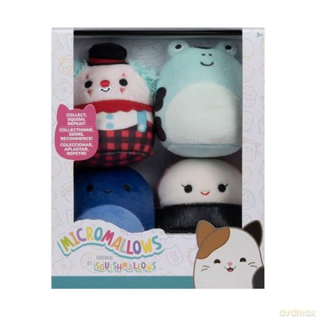 Squishmallows - 4 Pack Plush (Micromallows 2.5" Squishmallows 4 Pack)