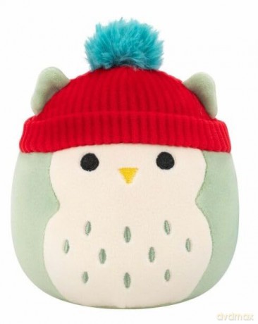 Squishmallows - 7.5'' - Oba Sage Green Owl With Burgundy Hat