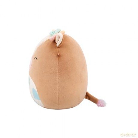 Squishmallows - 8'' - (Griella - Winking Brown Cow W/Rainbow Spotted Belly And Bow
