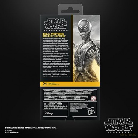 Star Wars - The Black Series - The Clone Wars - Asajj Ventress (Bounty Hunter)