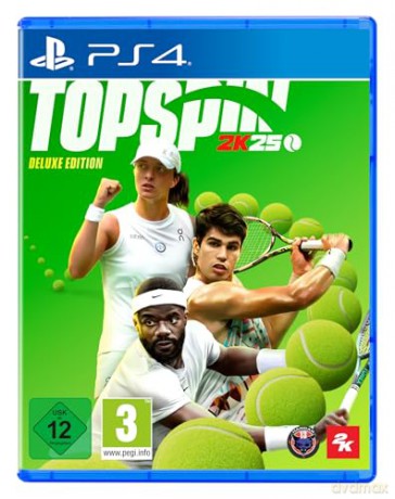 TopSpin 2K25 - Deluxe Edition (German USK Box) [GRA PS4]