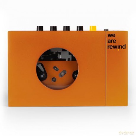 We Are Rewind SERGE Portable Bluetooth Cassette Player (Orange) / Retro