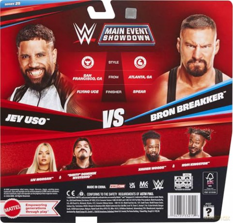 WWE - Main Event Showdown Pack - Jey Uso Vs Bron Breaker