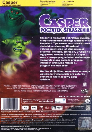 Casper: początek straszenia [DVD] (Kacper)