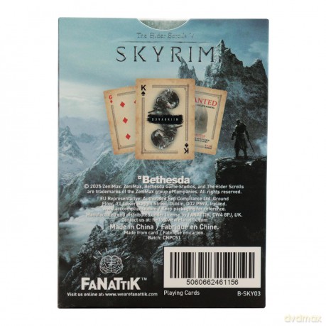 Elder Scrolls: Elder Scrolls Skyrim Playing Cards