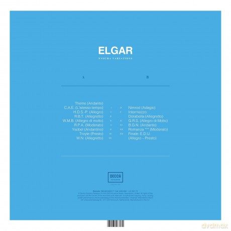 Edward Elgar: Enigma Variations [Winyl]