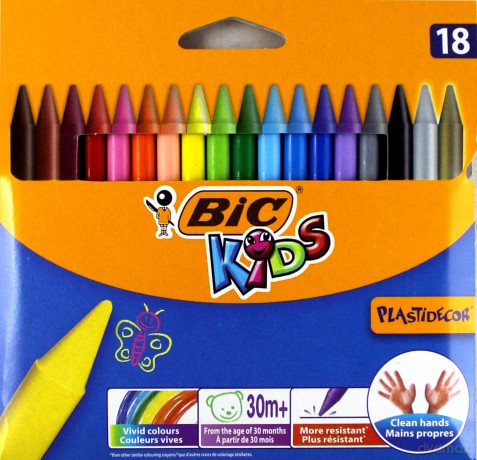 Kredki Plastidecor 18 kol. bls