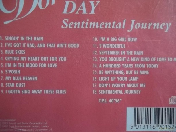 Doris Day: Sentimental Journey [CD]