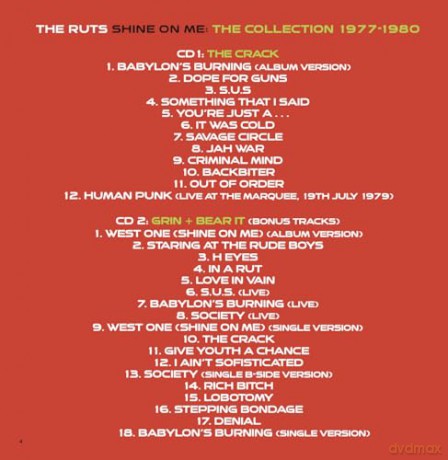 Ruts: Shine On Me: Shine On Me The Collection 1979/1980 (Deluxe) [CD]