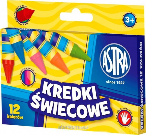 Kredki Świecowe 12 kolorów bls