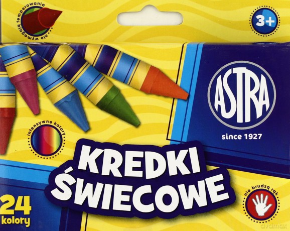 Kredki Świecowe 24 kolory bls