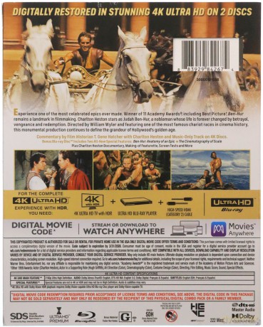 Ben Hur [Blu-Ray 4K]