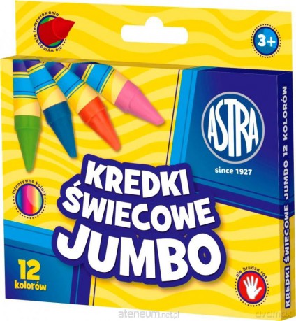 Kredki Świecowe Jumbo 12 kolorów bls