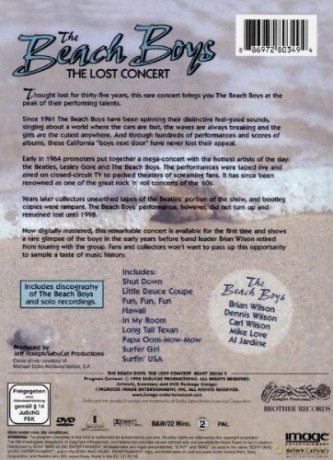 The Beach Boys: The Lost Concert [DVD]