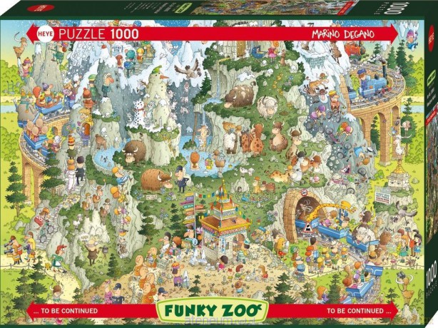 HEYE 1000 el. Funky Zoo - część XII ZOO w Himalajach [PUZZLE]