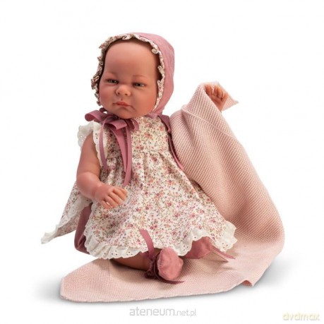 Lalka hiszpańska Reborn Mauren z kocykiem 46 cm