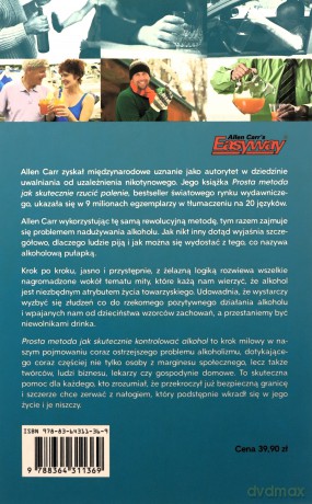 Prosta metoda jak skutecznie kontrolować alkohol - Allen Carr [KSIĄŻKA]