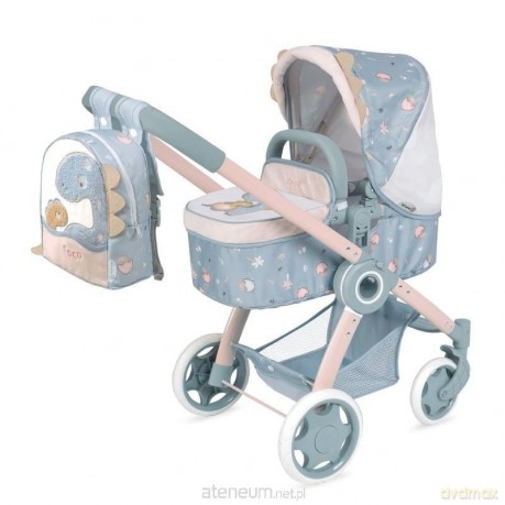 Składany wózek 3w1 Coco dla lalek do 48 cm