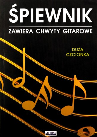Śpiewnik. Zawiera chwyty gitarowe. Duża czcionka - Bartłomiej Łuczak [KSIĄŻKA]