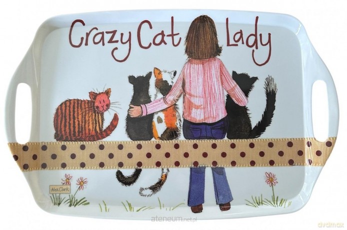 Taca duża Crazy Cat Lady Kociara