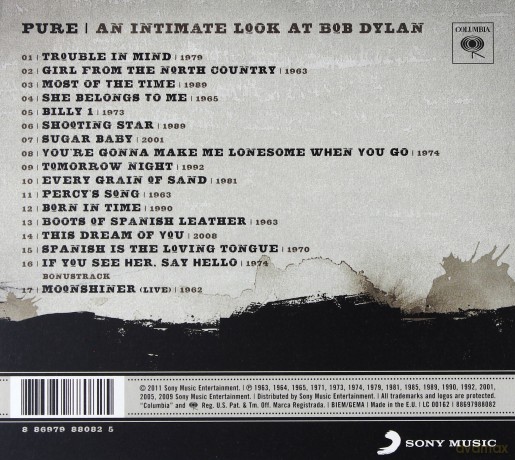 Bob Dylan: Pure Dylan - An Intimate Look At Bob Dylan [CD]