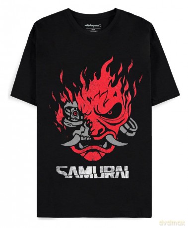 Cyberpunk 2077 T-Shirt Samurai Bandmerch Size L