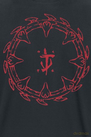 DOOM T-Shirt The Dark Ages Red Shield Size L