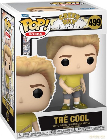 Green Day POP! Rocks Vinyl Figure Tre Cool (Basket Case) 9 cm