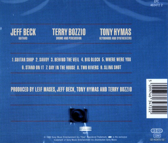 Jeff Beck With Terry Bozzio: Jeff Beck's Guitar Shop with Terry Bozzio & Tony Hymas [CD]
