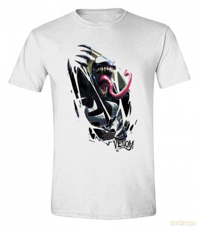 Marvel T-Shirt Venom Rip Through Size L