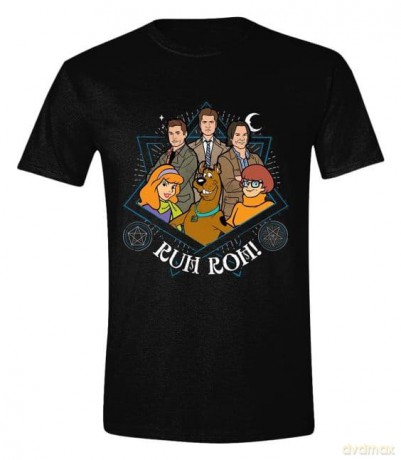 Supernatural T-Shirt Scoobynatural Group Ruh Roh Size L