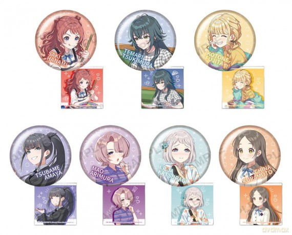 The Idolmaster Gakuen Idolmaster Can Badge vol.3 Display Box (8) 5 cm