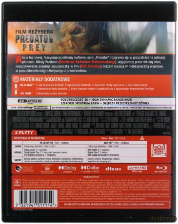 Predator: Strefa zagrożenia [Blu-Ray 4K]+[Blu-Ray]