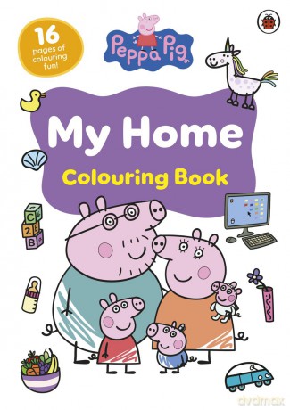Peppa Pig. My Home Colouring Book [KSIĄŻKA]