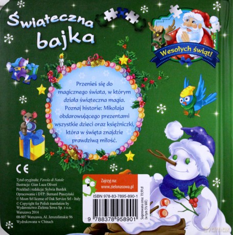 Książka z puzzlami - Świąteczna bajka [KSIĄŻKA]