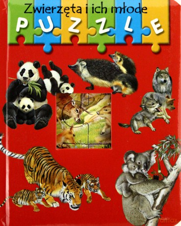 Książka z puzzlami. Zwierzęta i ich młode [KSIĄŻKA]+[PUZZLE]