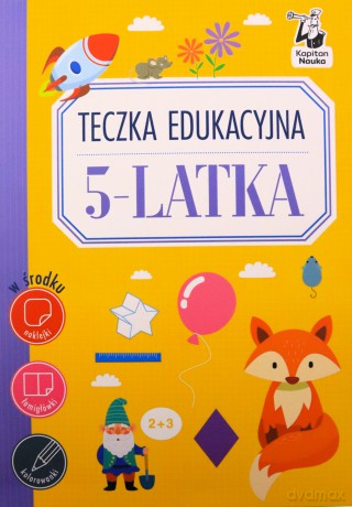 Teczka edukacyjna 5-latka. Kapitan Nauka - Katarzyna Szumska [KSIĄŻKA]