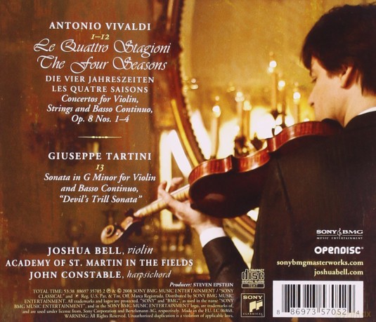 Joshua Bell: Vivaldi: The Four Seasons [CD]