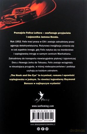 Uniwersum Jamesa Bonda. The Hook and The Eye - Raymond Benson [KSIĄŻKA]