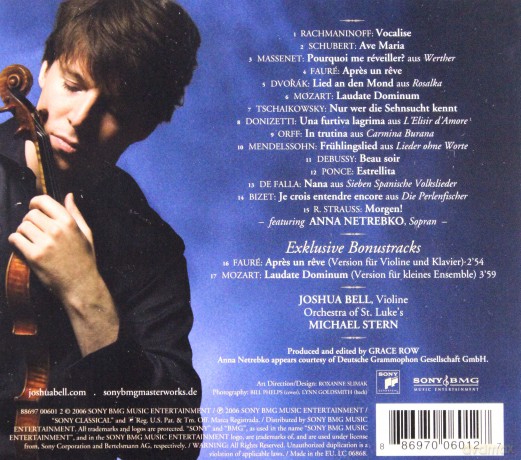 Joshua Bell: Voice of the Violin [CD]