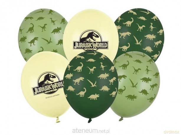 Balony Jurassic World 30 cm 6szt