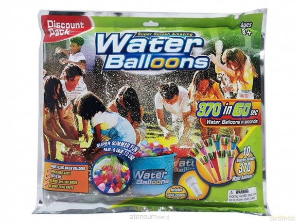 Balony wodne aluminium bag 36,5x33,5x3 cm 370szt