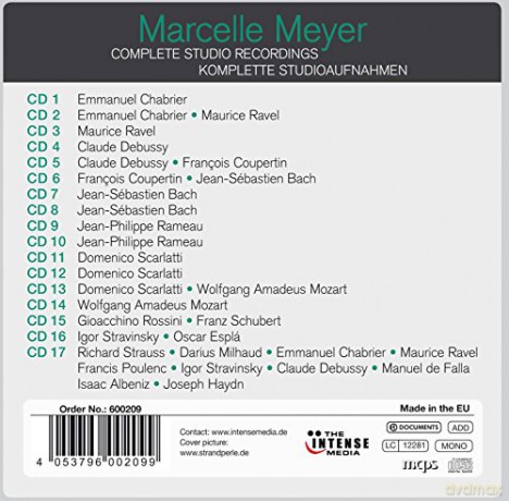 Marcelle Meyer: Meyer - Complete Studio Rec. [17CD]