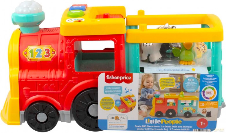 Fisher Price LP duży abc animal train wersja NL
