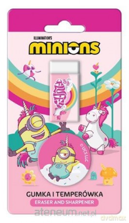 Gumka + temperówka Minionki