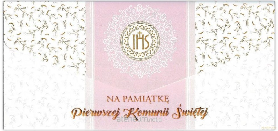 Karnet-koperta DL Pamiątka I Komunii