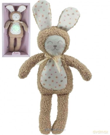 Króliczek Mochy ze świecącym brzuszkiem 34 cm
