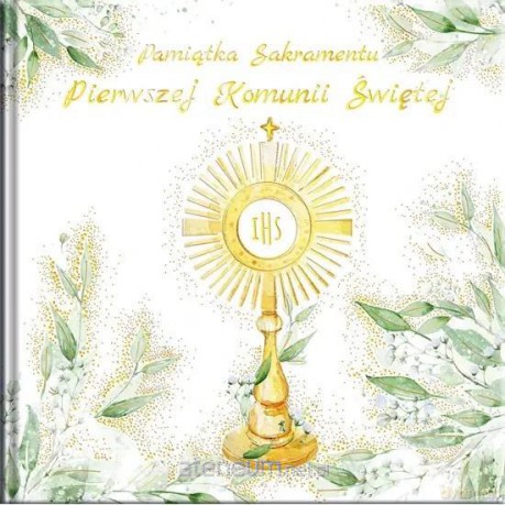 Książeczka KWD Pamiątka Komunijna. Monstrancja [KSIĄŻKA]