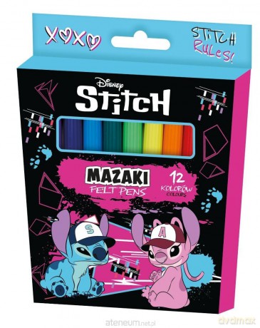 Mazaki Stitch Black 12 kolorów